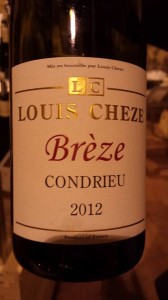 Louis Cheze – Brèze – Condrieu 2012 (blanc)