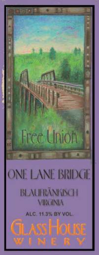 Glass House Winery – One lane Bridge 2012 – Monticello