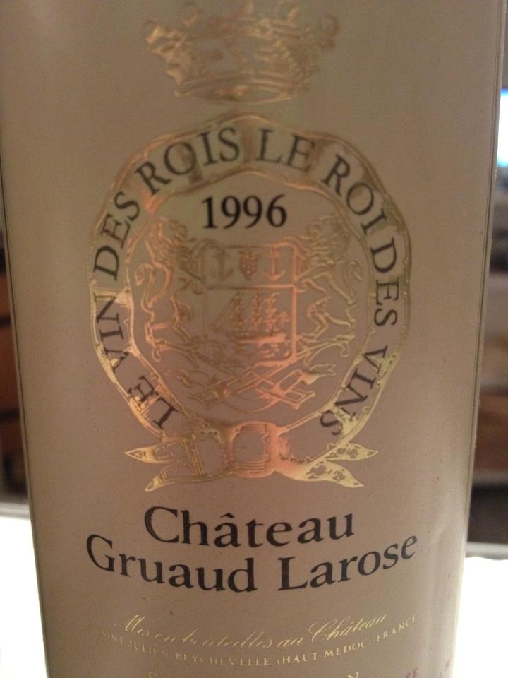 Château Gruaud Larose 1996 – 2ème Grand Cru Classé de Saint-Julien