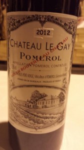 Château Le Gay – Pomerol 2012