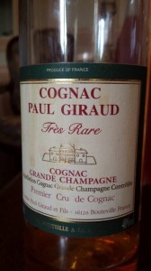 Cognac Paul Giraud – XO Très Rare – 50 years old (1962) – Grande Champagne – 1er Cru de Cognac