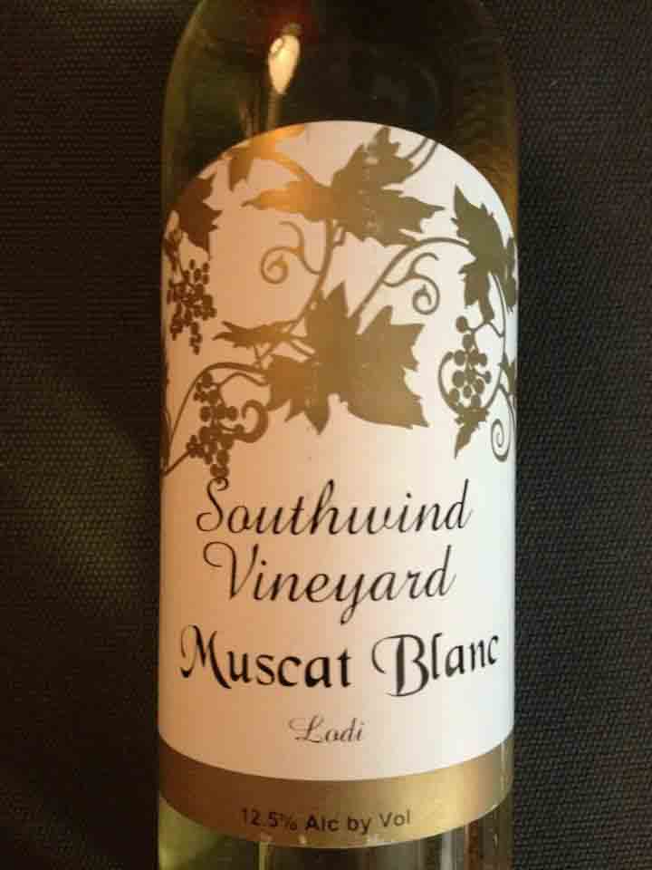 Southwind Vineyard & Winery – Muscat Blanc 2012 – Outer Coastal Plain