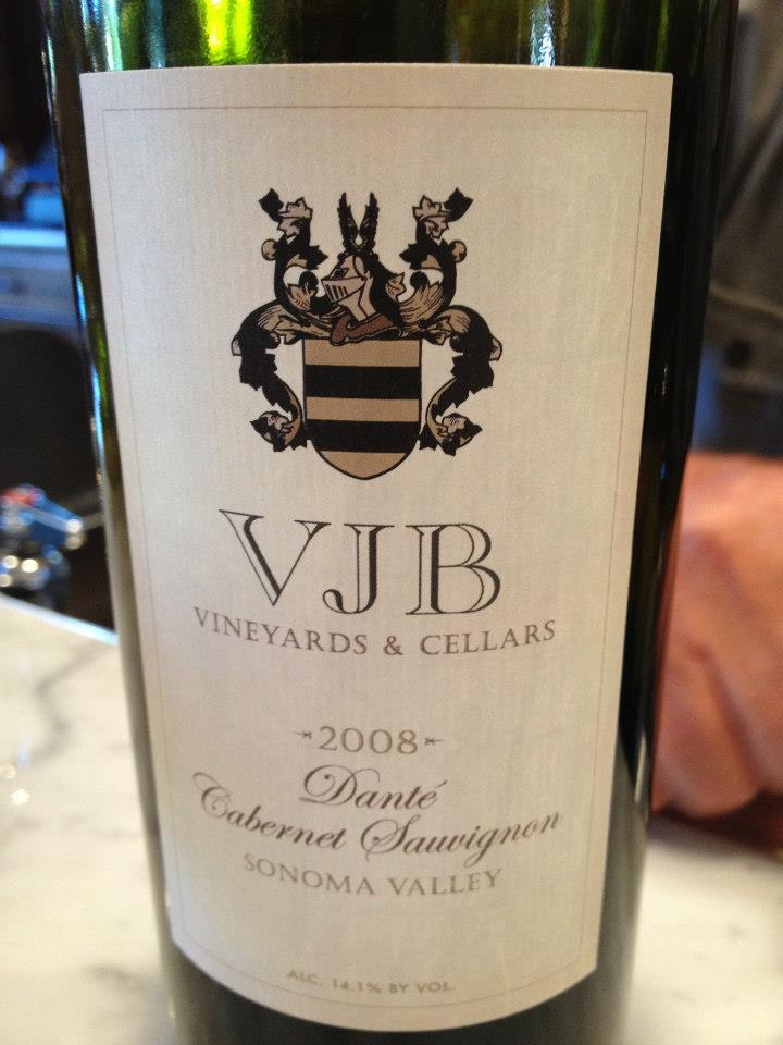VJB Winery – Danté 2008 – Sonoma Valley