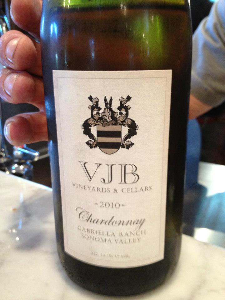 VJB Winery – Chardonnay 2010 Gabriella Ranch – Sonoma