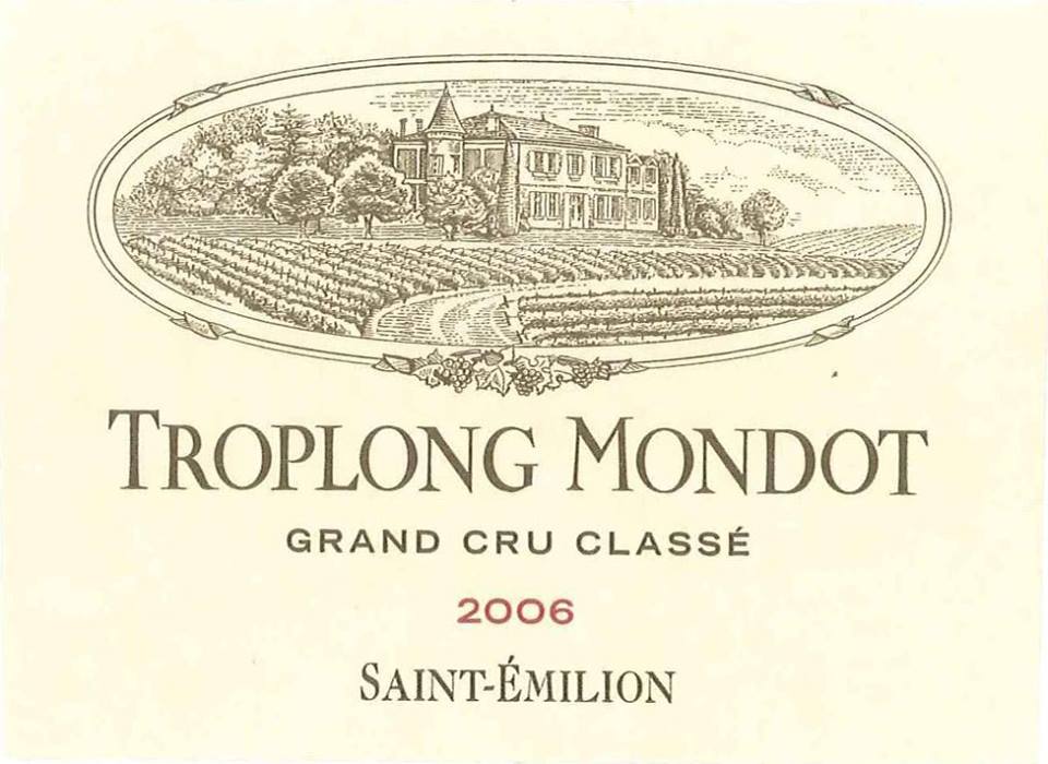 Château Troplong Mondot 2006 – 1er Grand Cru Classé de Saint-Emilion