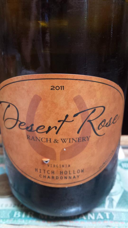 Desert Rose Ranch & Winery – Hitch Hollow Chardonnay 2011 – Virginia