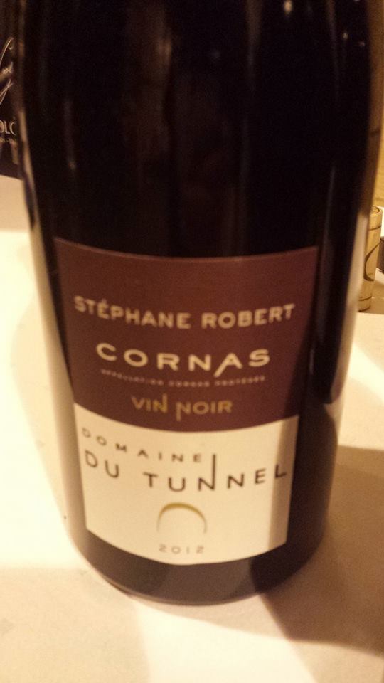 Domaine du Tunnel – Vin Noir 2012 – Cornas