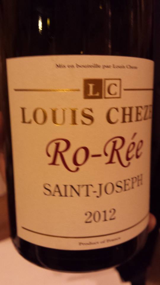 Louis Cheze – Ro-Rée 2012 – Saint-Joseph