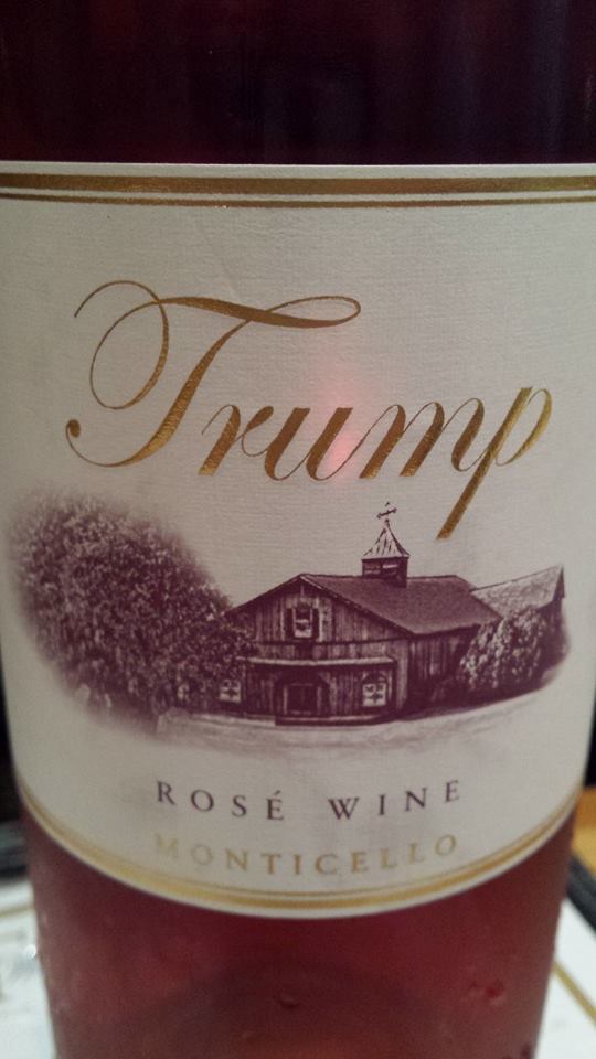 Trump – Rosé Wine 2012 – Monticello