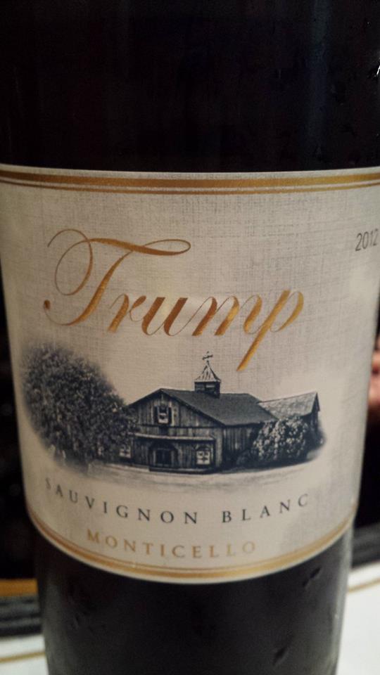 Trump – Sauvignon Blanc 2012 – Monticello