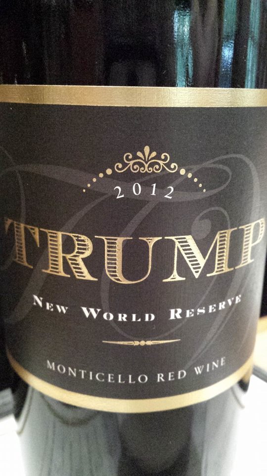 Trump – New World Reserve 2012 – Monticello
