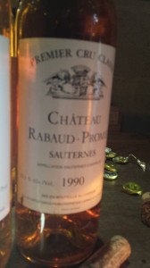 Château Rabaud-Promis 1990 – 1er Grand Cru Classé de Sauternes