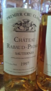 Château Rabaud-Promis 1997 – 1er Grand Cru Classé de Sauternes