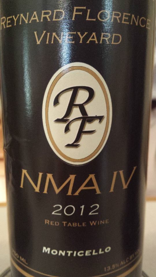 Reynard Florence Vineyard – NMA IV 2012 – Virginia Red Table Wine