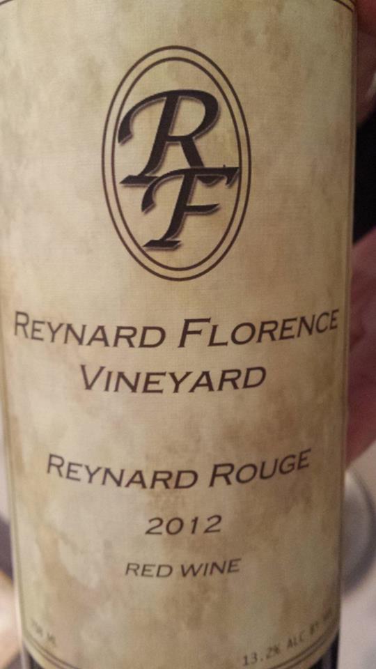 Reynard Florence Vineyard – Reynard Rouge 2012 – Virginia Red Wine