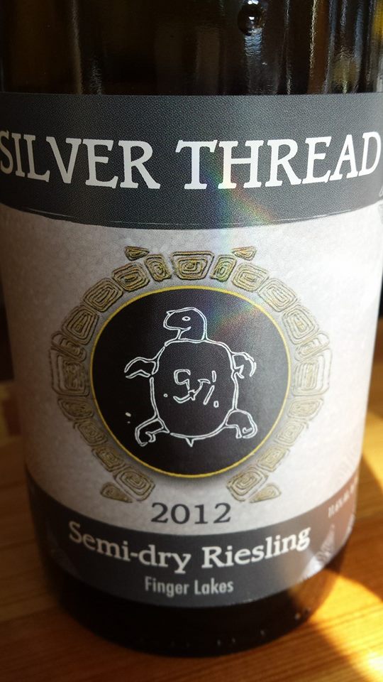 Silver Thread – Semi-Dry Riesling 2012 – Finger Lakes
