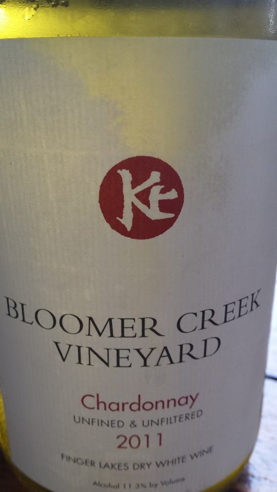 Bloomer Creek Vineyard – Chardonnay 2011 – Unfined & Unfiltered – Finger Lakes