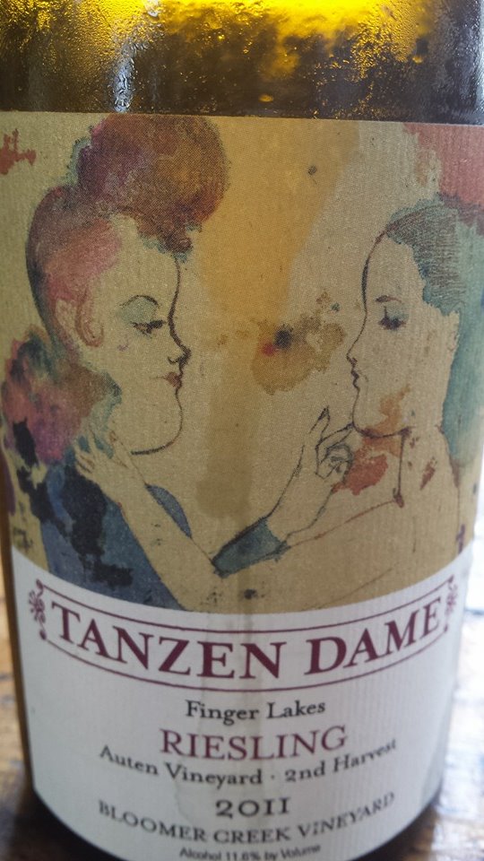 Bloomer Creek Vineyard – Tanzen Dame Riesling 2011 – Auten Vineyard 2nd Harvest – Finger Lakes