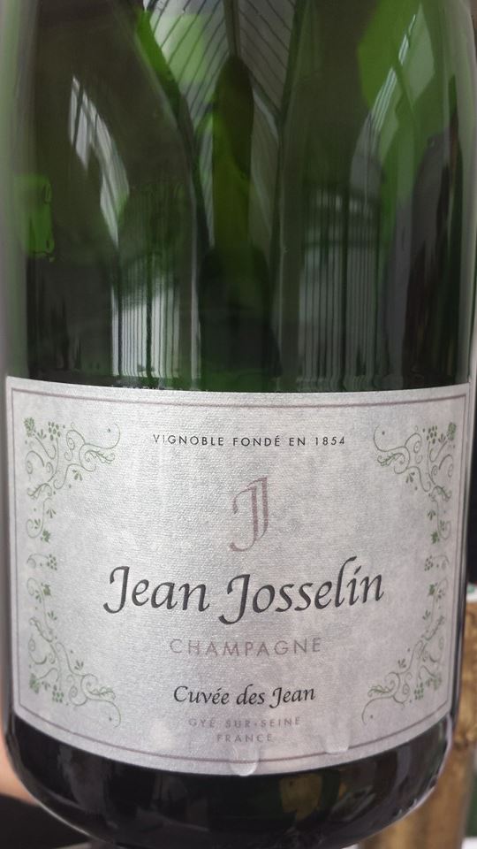 Champagne Jean Josselin – Cuvée des Jean – Blanc de Noirs – NV