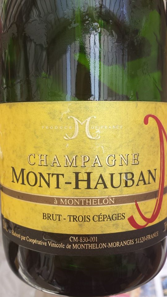 Champagne Mont-Hauban – Trois cépages – Brut – NV