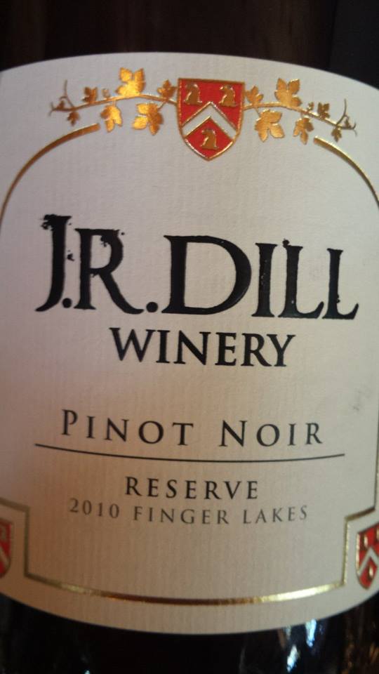 J.R. Dill Winery – Pinot Noir 2010 Reserve – Finger Lakes
