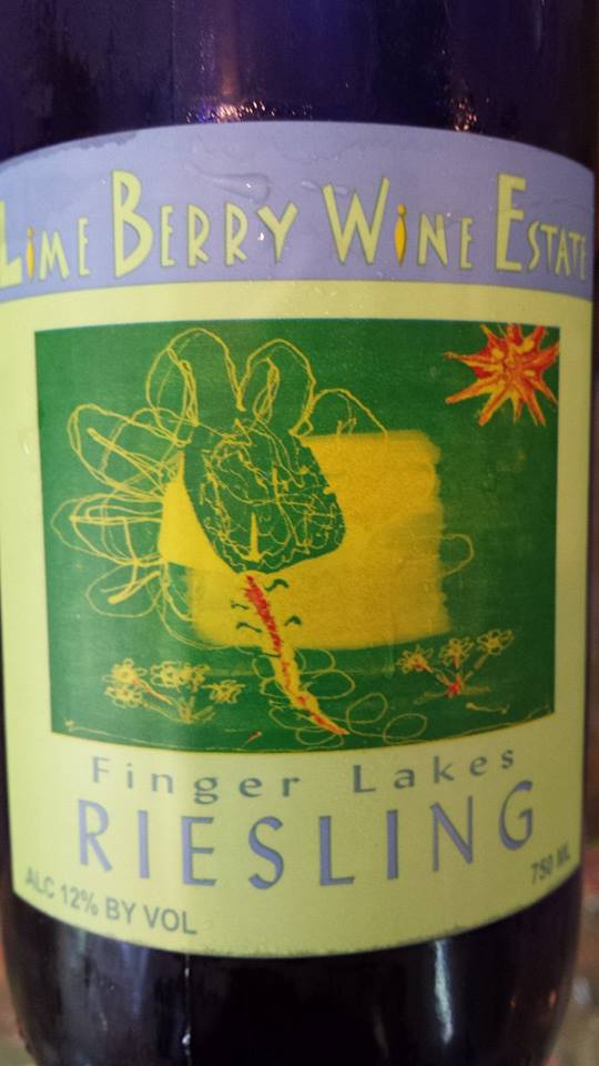 Lime Berry Wine Estate – Semi-Dry Riesling 2012 – Finger Lakes