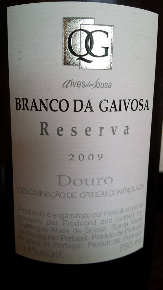 Alves de Sousa – Branco da Gaivosa – Reserva 2009 – DOC Douro