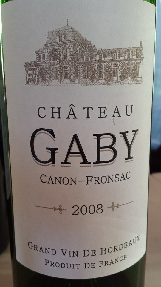 Château Gaby 2008 – Canon-Fronsac