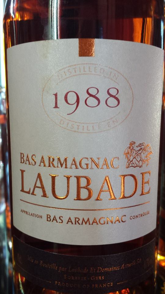 Château de Laubade – Millésime 1988 – Bas Armagnac