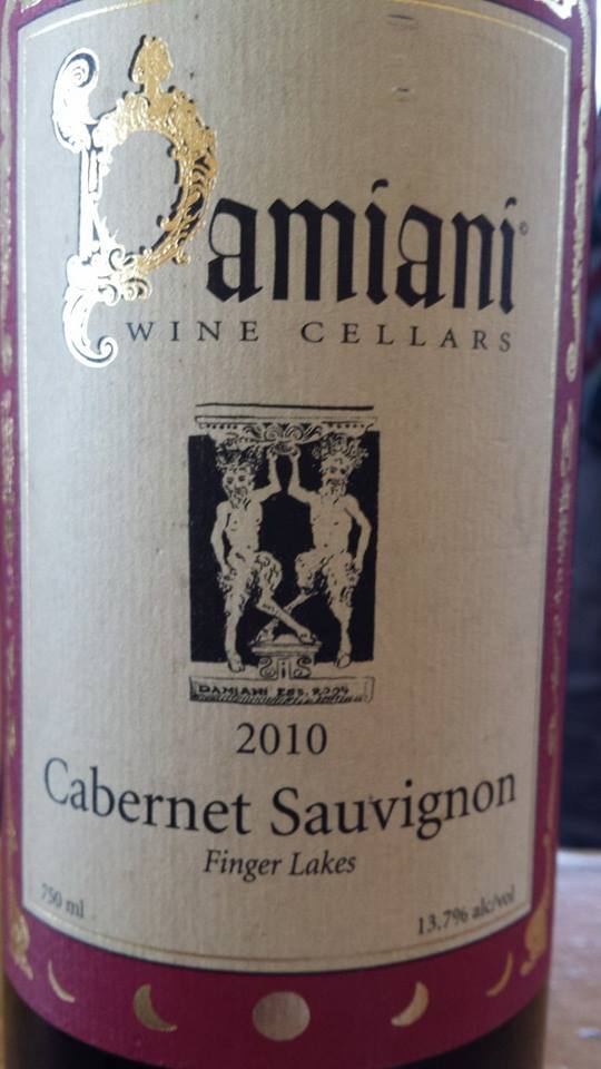 Damiani Wine Cellars – Cabernet Sauvignon 2010 – Finger Lakes