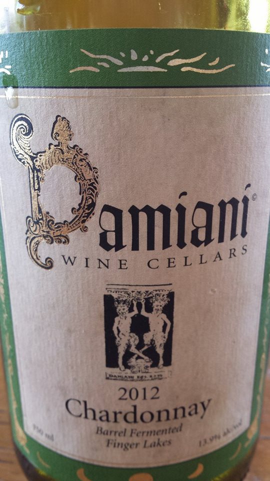 Damiani Wine Cellars – Chardonnay 2012 – Barrel Fermented – Finger Lakes