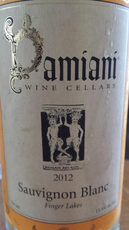 Damiani Wine Cellars – Sauvignon Blanc 2012 – Finger Lakes