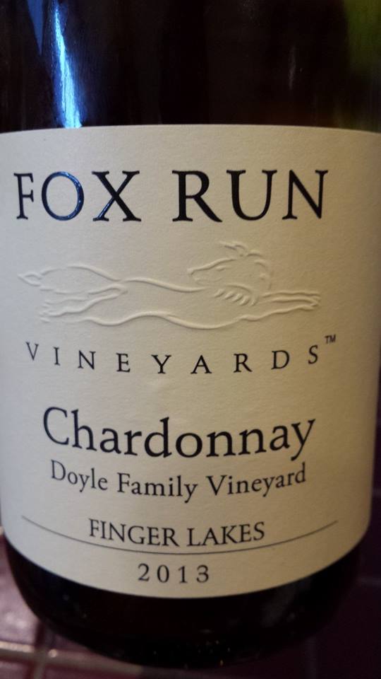 Fox Run Vineyards – Chardonnay 2013 – Doyle Family Vineyard – Finger Lakes