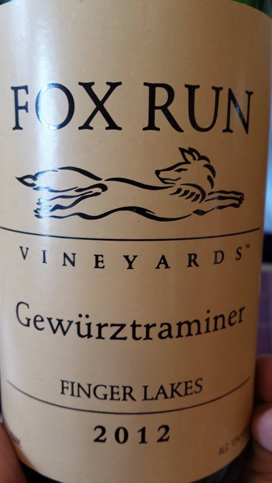 Fox Run Vineyards – Gewürztraminer 2012 – Finger Lakes