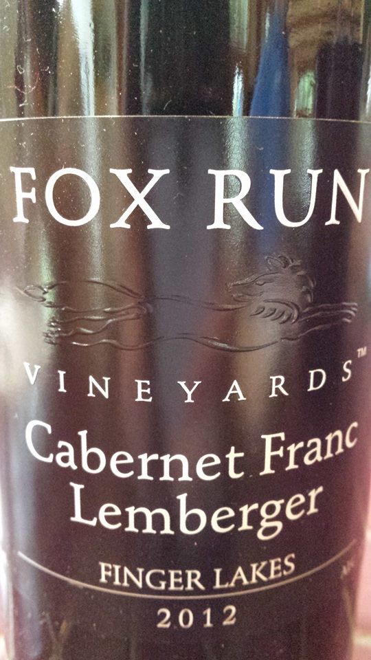 Fox Run Vineyards – Cabernet Franc Lemberger 2012 – Finger Lakes