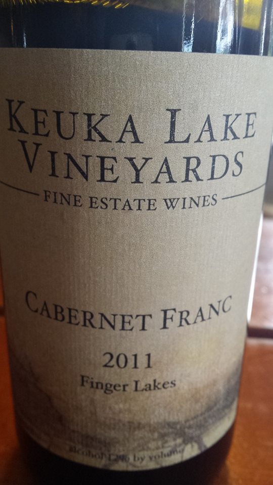 Keuka Lake Vineyards – Cabernet Franc 2011 – Finger Lakes