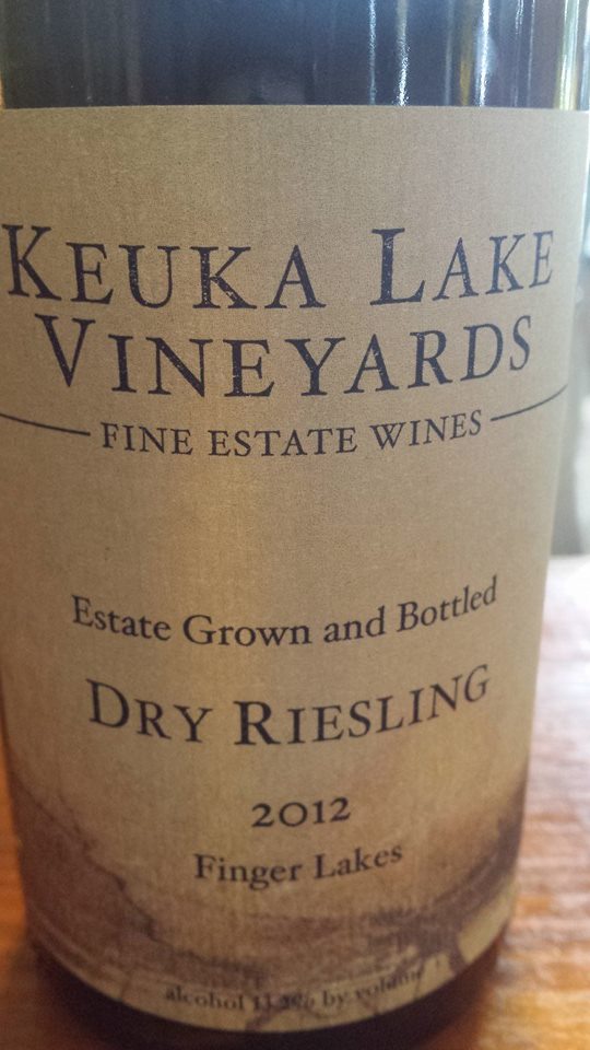 Keuka Lake Vineyards – Dry Riesling 2012 – Finger Lakes