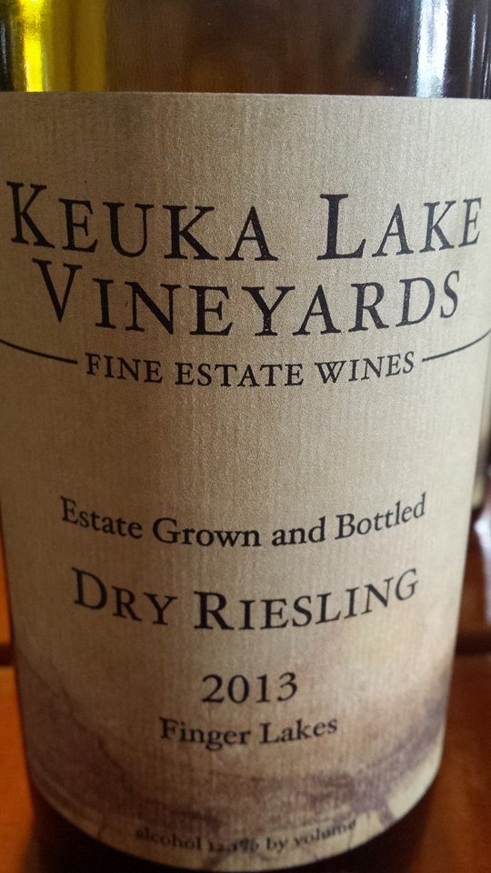 Keuka Lake Vineyards – Dry Riesling 2013 – Finger Lakes