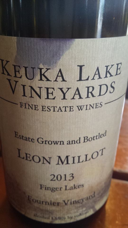 Keuka Lake Vineyards – Leon Millot 2013 – Fournier Vineyard – Finger Lakes
