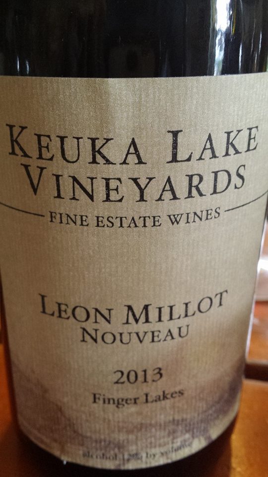 Keuka Lake Vineyards – Leon Millot Nouveau 2013 – Finger Lakes