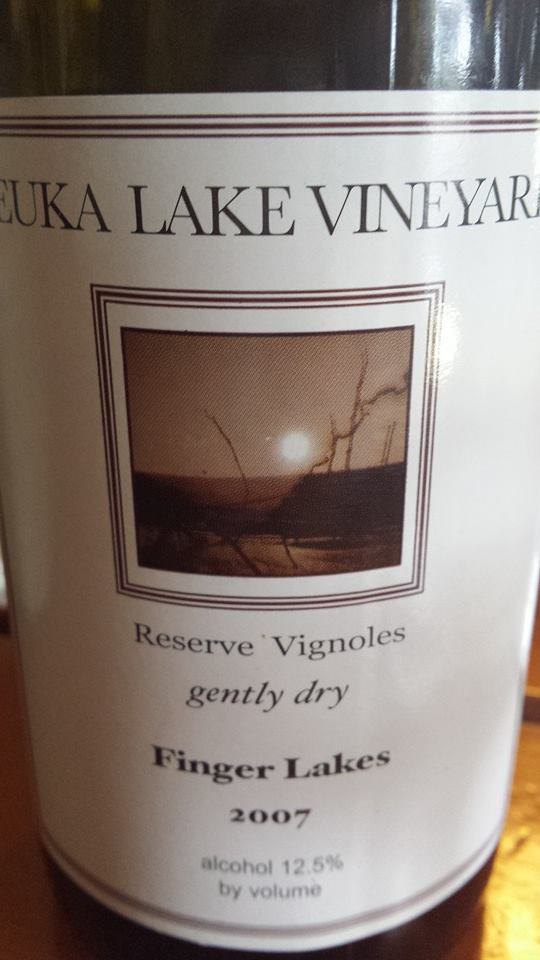 Keuka Lake Vineyards – Reserve Vignoles 2007 – Gently Dry – Finger Lakes
