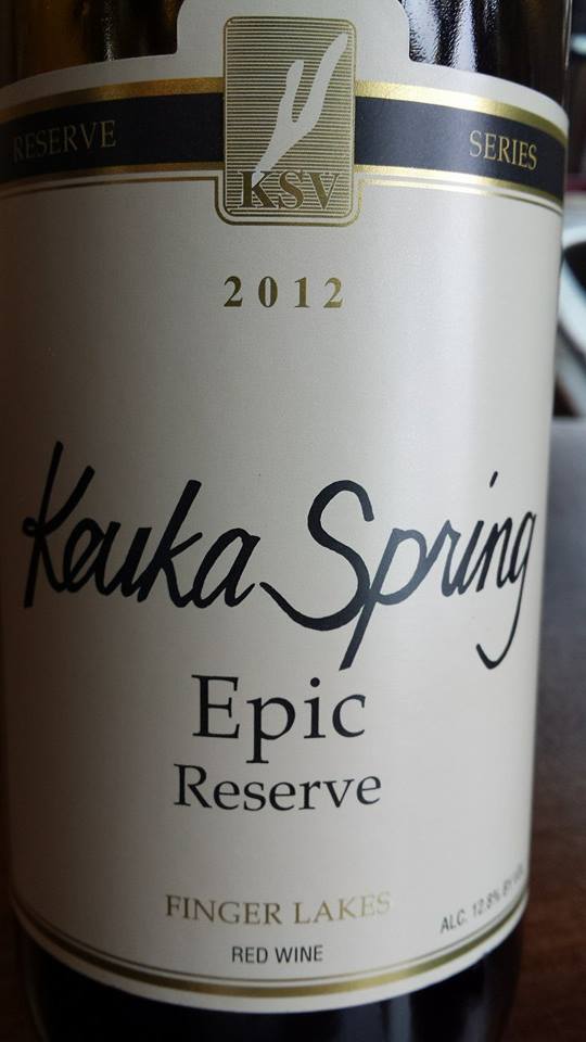 Keuka Spring Vineyards – Epic Reserve 2012 – Finger Lakes