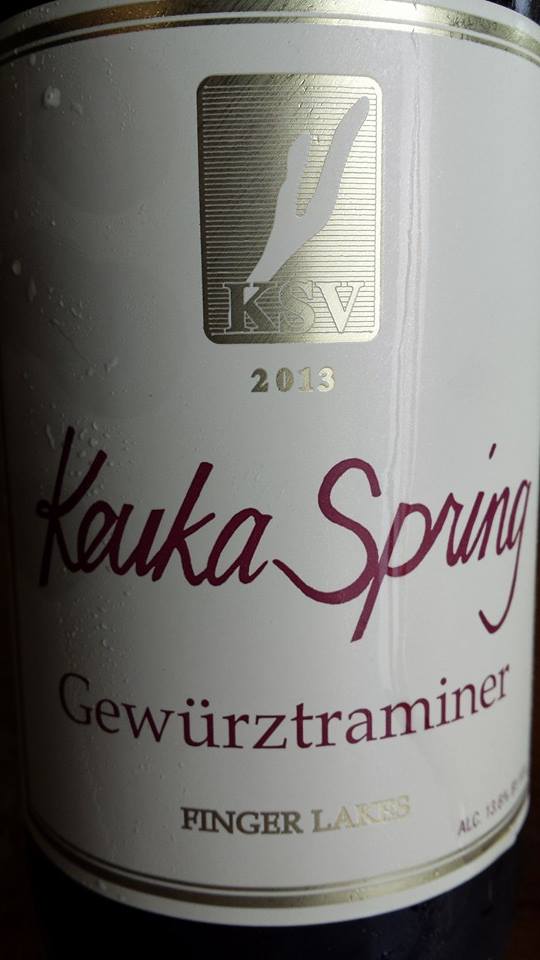 Keuka Spring Vineyards – Gewürztraminer 2013 – Finger Lakes