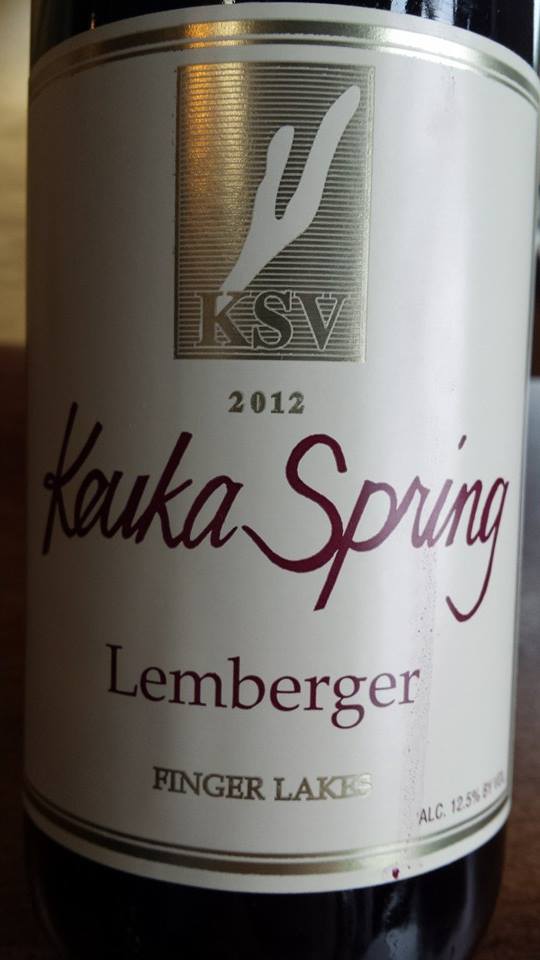 Keuka Spring Vineyards – Lemberger 2012 – Finger Lakes