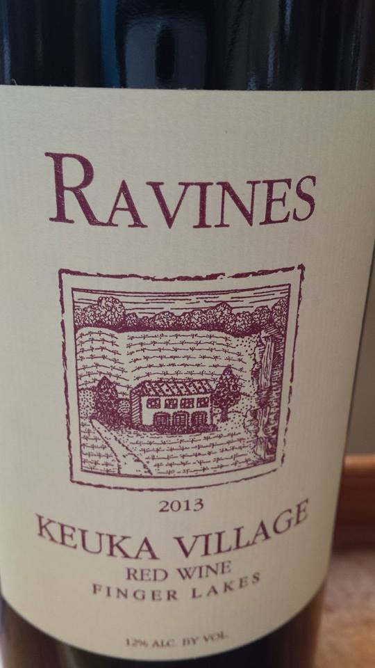 Ravines – Keuka Village 2013 – Red Wine – Finger Lakes