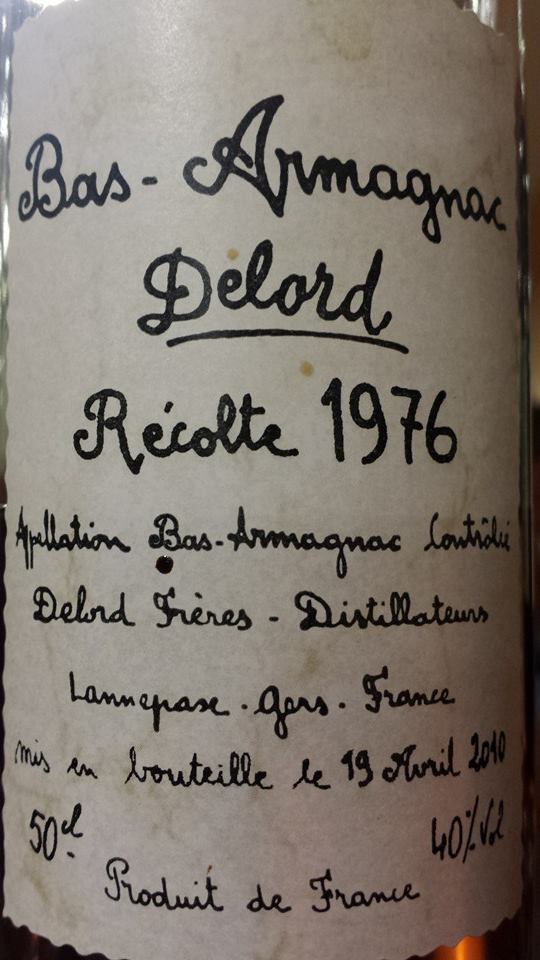 Armagnac Delord – 1976 – Bas-Armagnac