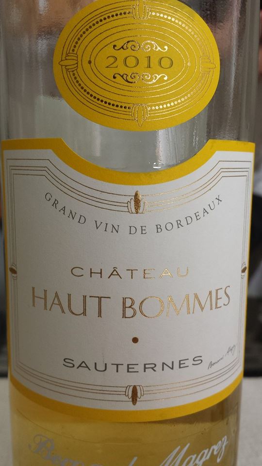 Château Haut-Bommes 2010 – Sauternes