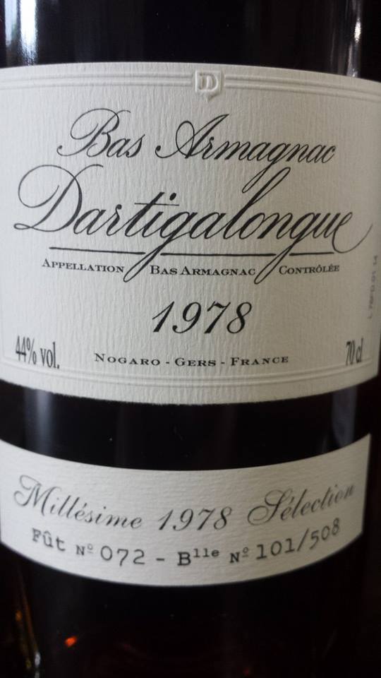 Dartigalongue – 1978 Sélection – Bas-Armagnac
