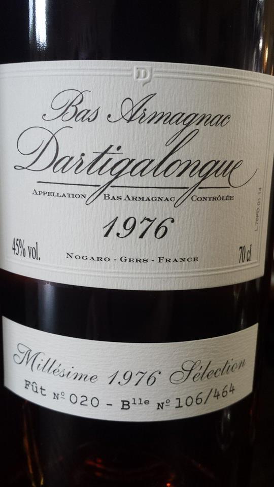 Dartigalongue – 1976 Sélection – Bas-Armagnac