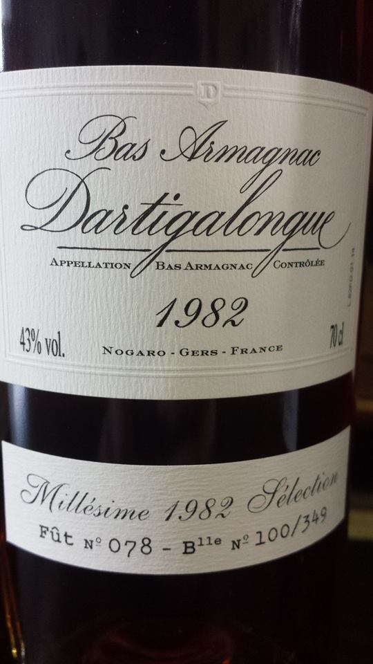Dartigalongue – 1982 Sélection – Bas-Armagnac